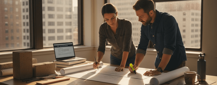 Architects review AIA continuing education requirements.