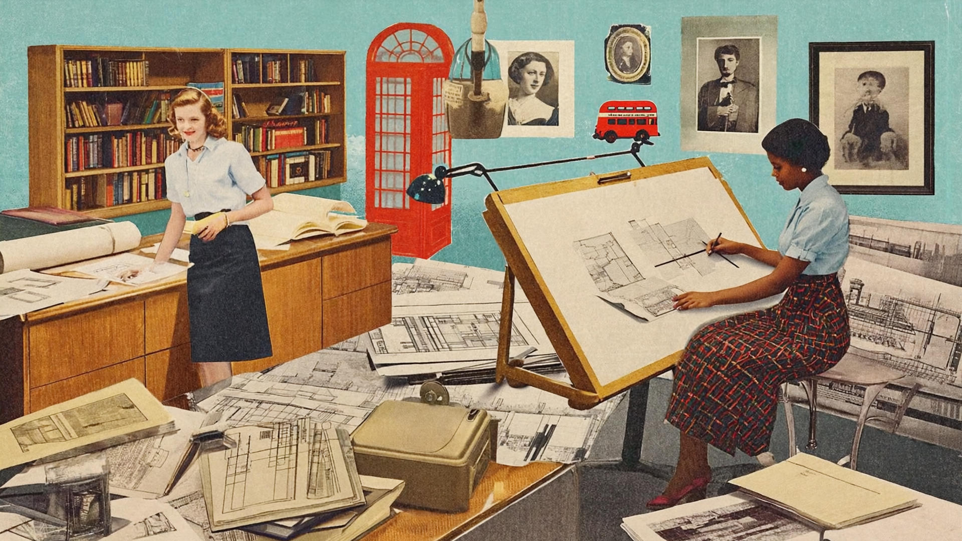 Architects participate in AIA and IDCEC education courses.